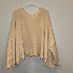 Free People Oversized Cream Sweater